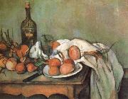 Paul Cezanne Still Life with Onions oil painting artist